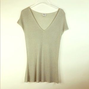 Armani Collezioni Silver Sweater